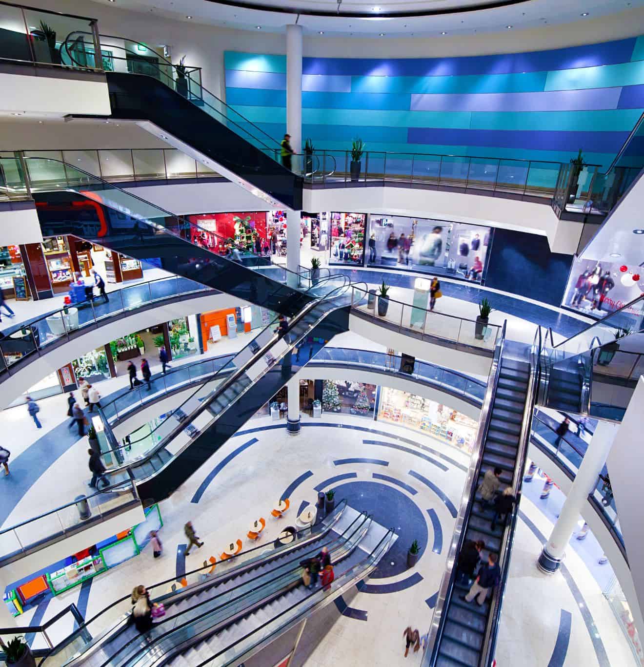 Limpieza de centros comerciales